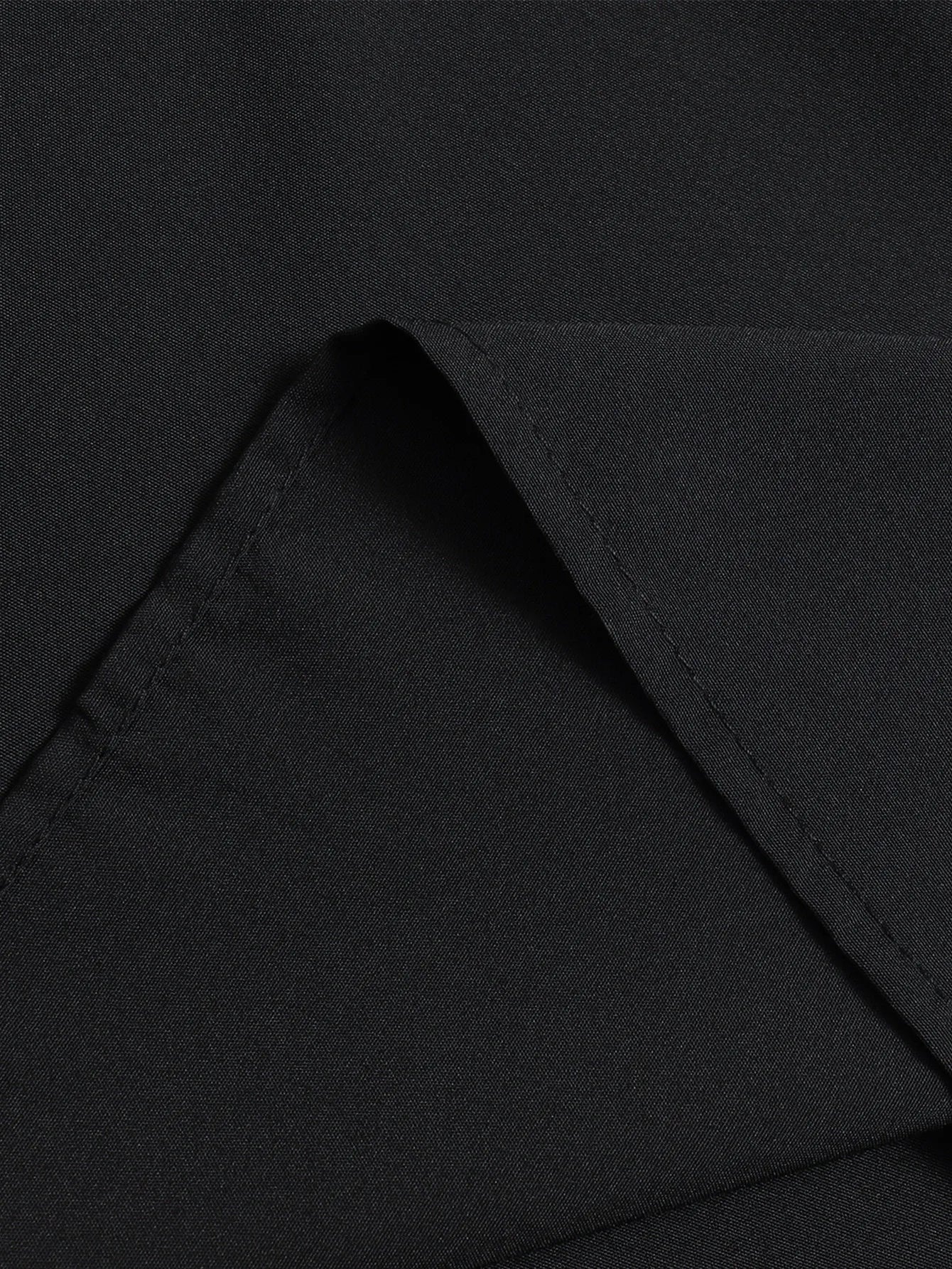 Women's Black High Waist Drawstring Maxi Skirt | A-Line Flowy Loose Fit Skirt | Casual Office Daily Wear Skirt