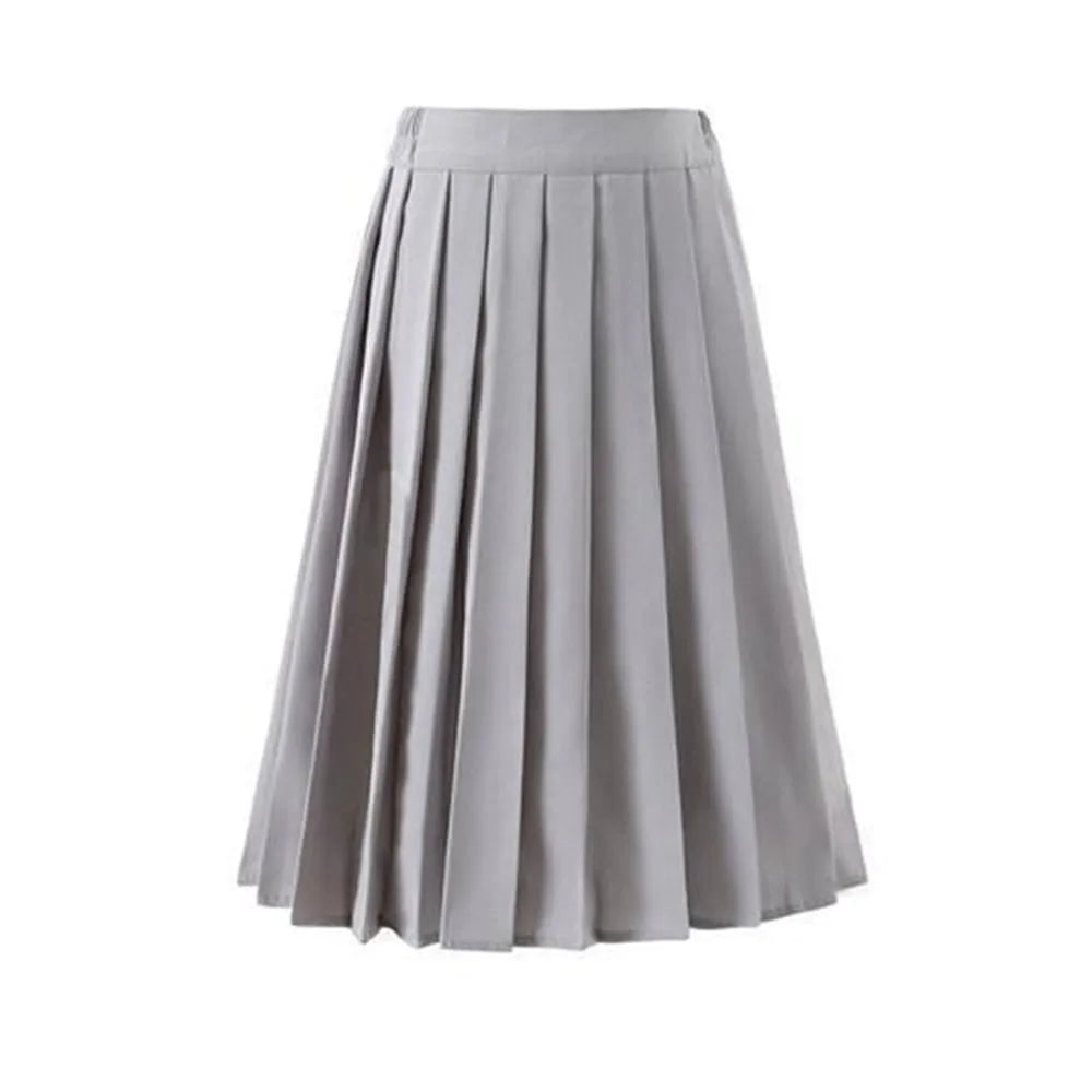 2026 Fashion New Pleated Skirts Women S-5XL Vintage Young Basic Leisure Korean All-match Autumn High Waist Female College Clothe