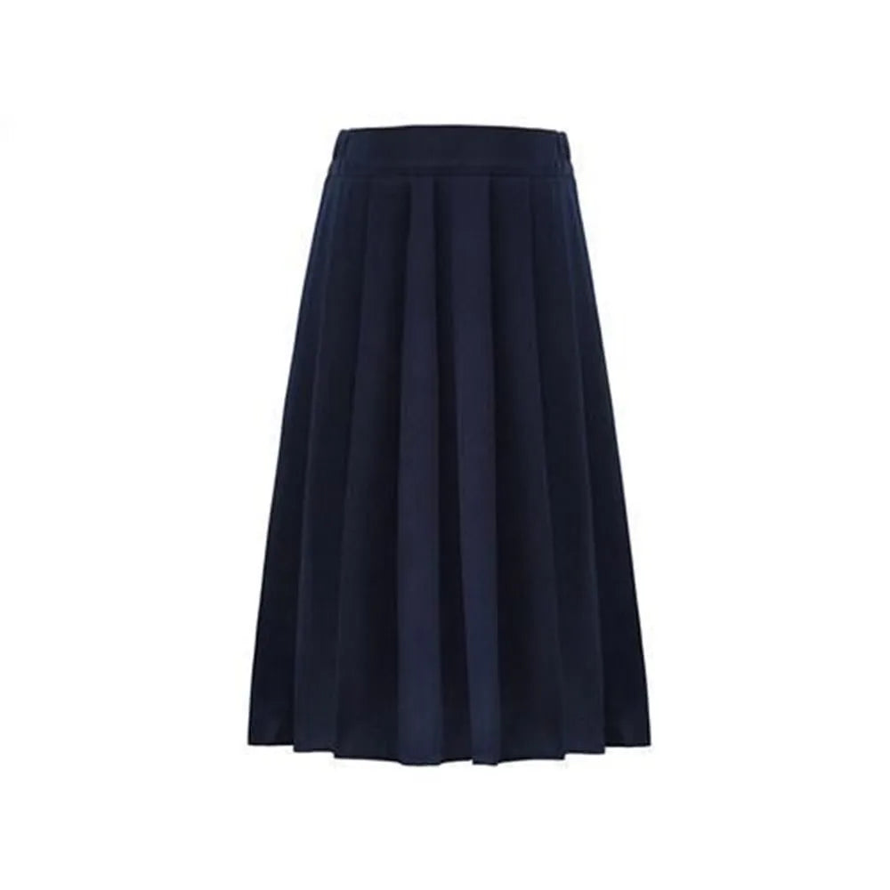 2026 Fashion New Pleated Skirts Women S-5XL Vintage Young Basic Leisure Korean All-match Autumn High Waist Female College Clothe