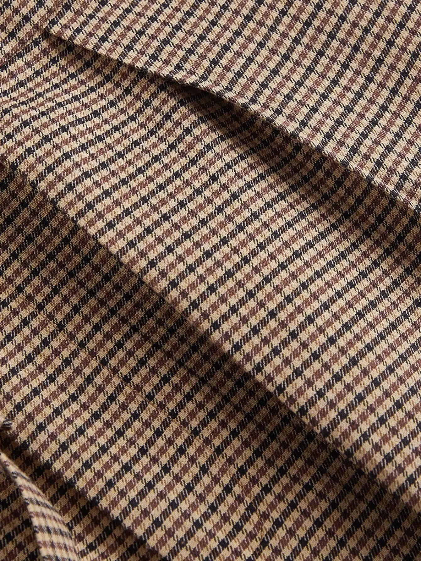 Women's plaid wide-leg trousers, retro high-waisted casual trousers, cargo style trousers with belt