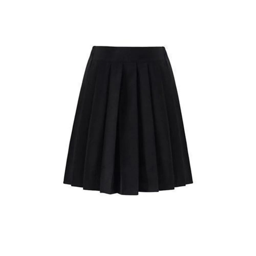 2026 Fashion New Pleated Skirts Women S-5XL Vintage Young Basic Leisure Korean All-match Autumn High Waist Female College Clothe