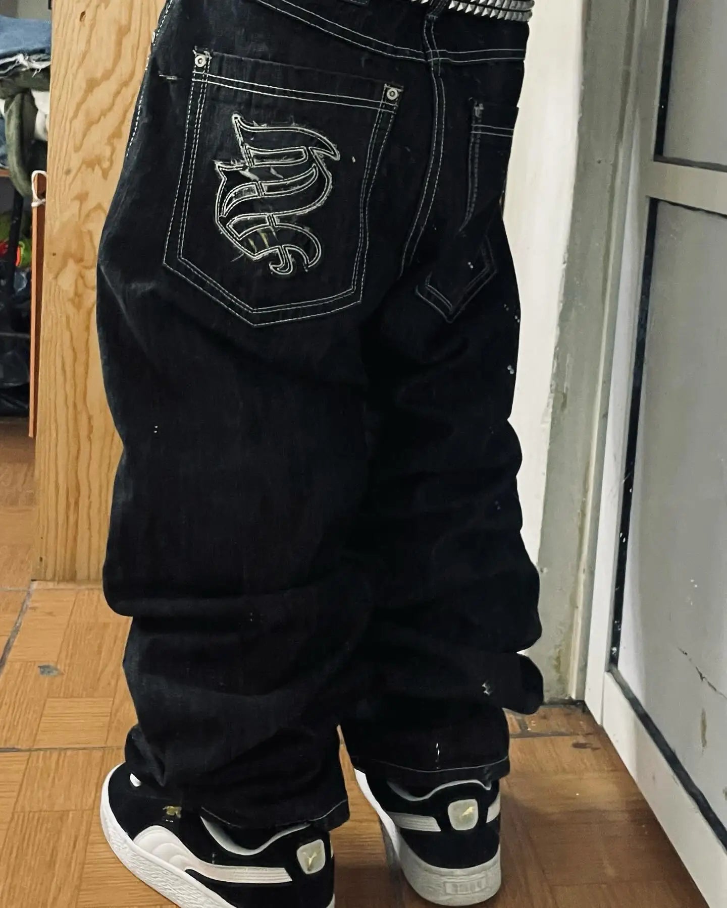 Y2K New Vintage Style Flare Jeans Women Low Waist Stretch Denim Pants With Contrast Waistband Casual Streetwear Trousers